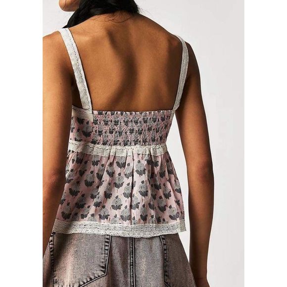 Free People Blossom Babydoll Tank Size M - Picture 4 of 9